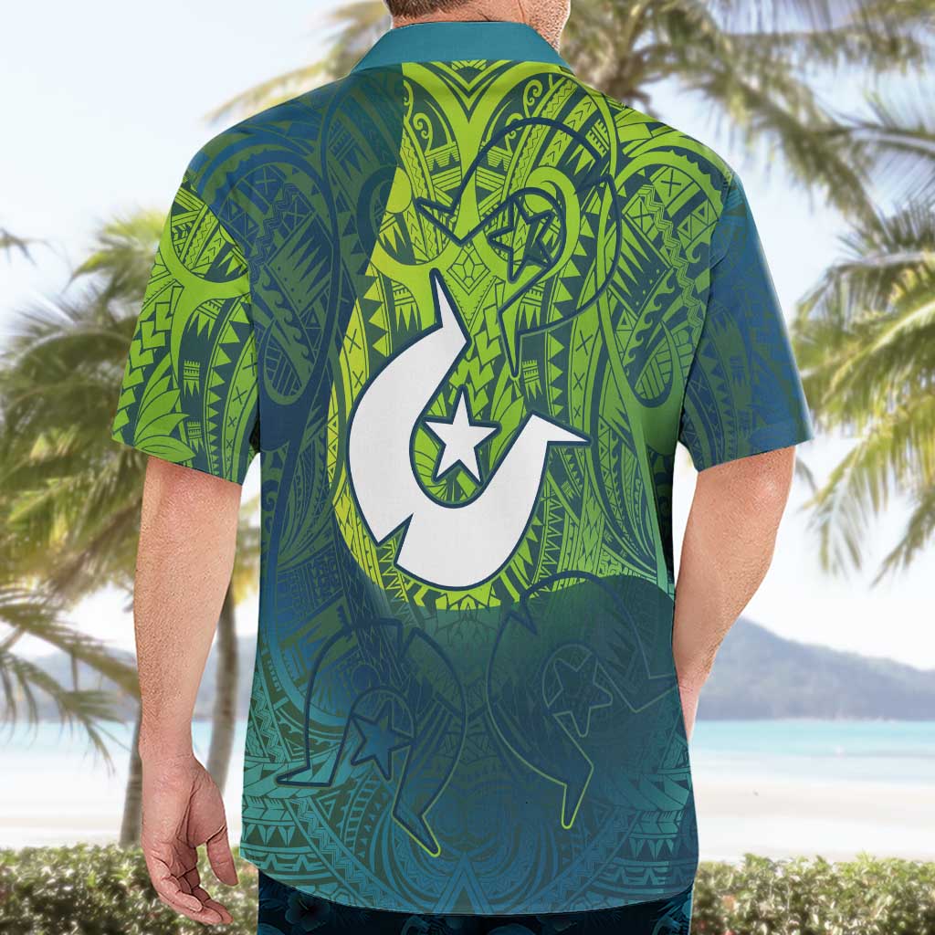 Torres Strait Islands Hawaiian Shirt Vibrant Polynesian Tribal Pattern Art