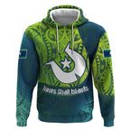 Torres Strait Islands Hoodie Vibrant Polynesian Tribal Pattern Art