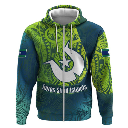 Torres Strait Islands Hoodie Vibrant Polynesian Tribal Pattern Art