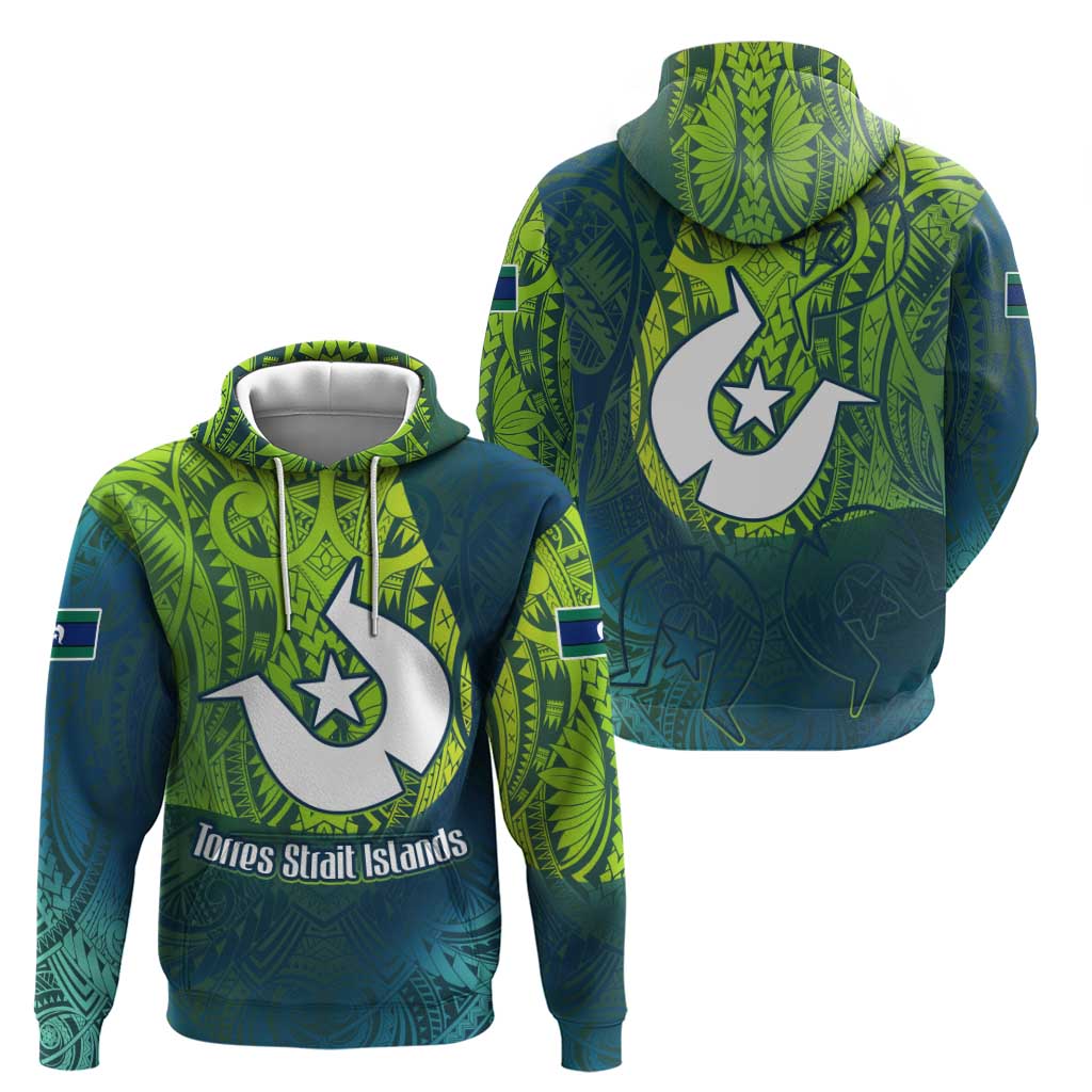 Torres Strait Islands Hoodie Vibrant Polynesian Tribal Pattern Art