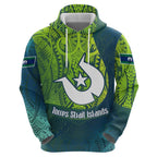 Torres Strait Islands Hoodie Vibrant Polynesian Tribal Pattern Art