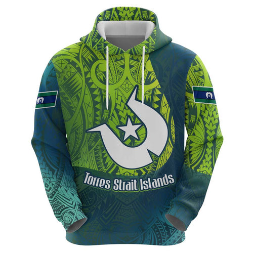 Torres Strait Islands Hoodie Vibrant Polynesian Tribal Pattern Art