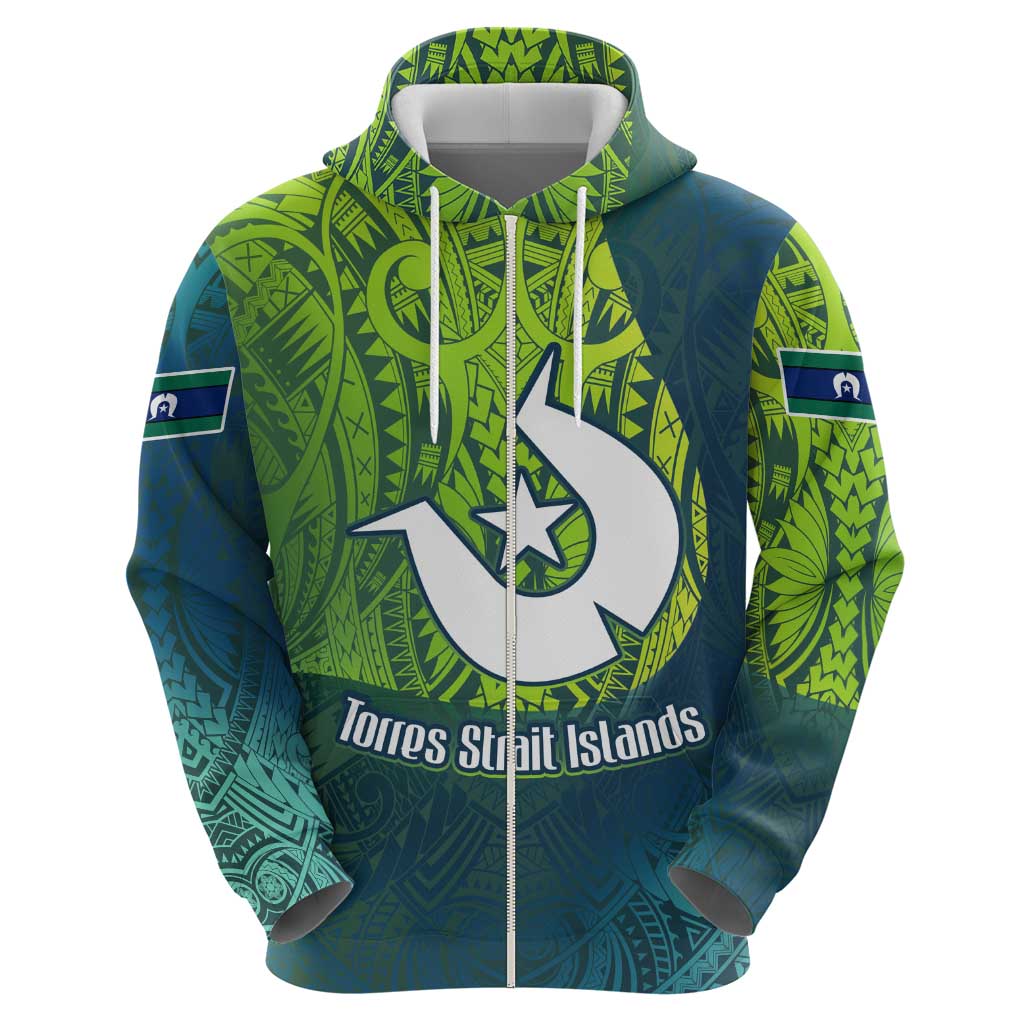 Torres Strait Islands Hoodie Vibrant Polynesian Tribal Pattern Art