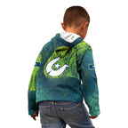 Torres Strait Islands Kid Hoodie Vibrant Polynesian Tribal Pattern Art