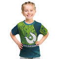 Torres Strait Islands Kid T Shirt Vibrant Polynesian Tribal Pattern Art