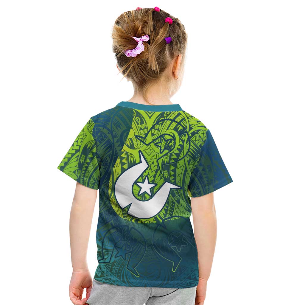 Torres Strait Islands Kid T Shirt Vibrant Polynesian Tribal Pattern Art