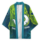 Torres Strait Islands Kimono Vibrant Polynesian Tribal Pattern Art