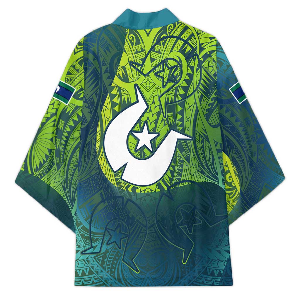 Torres Strait Islands Kimono Vibrant Polynesian Tribal Pattern Art