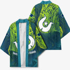 Torres Strait Islands Kimono Vibrant Polynesian Tribal Pattern Art