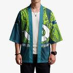 Torres Strait Islands Kimono Vibrant Polynesian Tribal Pattern Art
