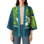 Torres Strait Islands Kimono Vibrant Polynesian Tribal Pattern Art