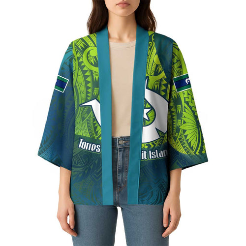 Torres Strait Islands Kimono Vibrant Polynesian Tribal Pattern Art