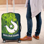 Torres Strait Islands Luggage Cover Vibrant Polynesian Tribal Pattern Art