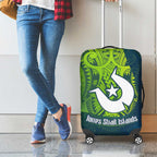Torres Strait Islands Luggage Cover Vibrant Polynesian Tribal Pattern Art