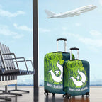 Torres Strait Islands Luggage Cover Vibrant Polynesian Tribal Pattern Art
