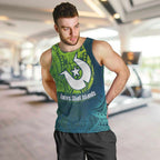 Torres Strait Islands Men Tank Top Vibrant Polynesian Tribal Pattern Art
