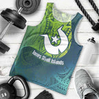 Torres Strait Islands Men Tank Top Vibrant Polynesian Tribal Pattern Art