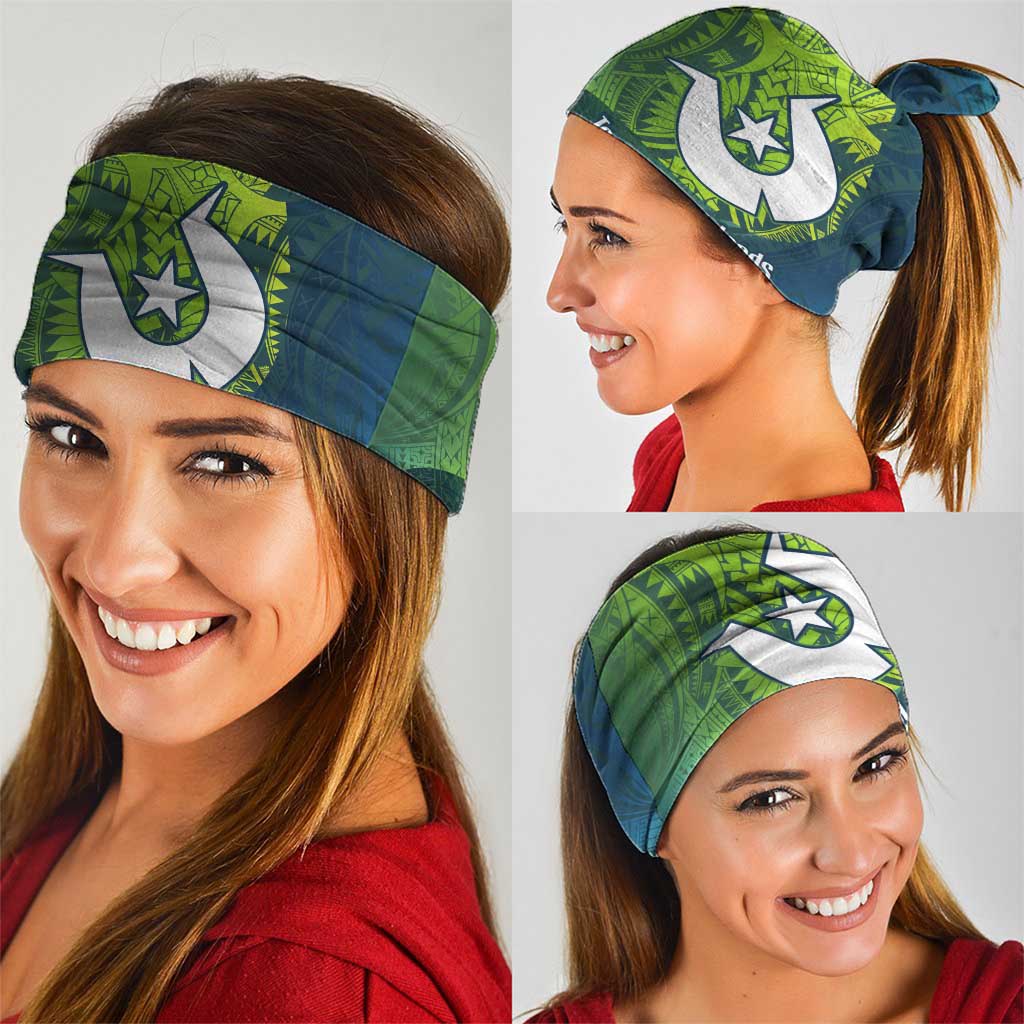 Torres Strait Islands Neck Gaiter Vibrant Polynesian Tribal Pattern Art