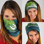 Torres Strait Islands Neck Gaiter Vibrant Polynesian Tribal Pattern Art