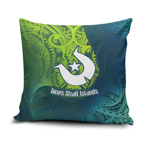 Torres Strait Islands Pillow Cover Vibrant Polynesian Tribal Pattern Art