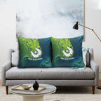 Torres Strait Islands Pillow Cover Vibrant Polynesian Tribal Pattern Art