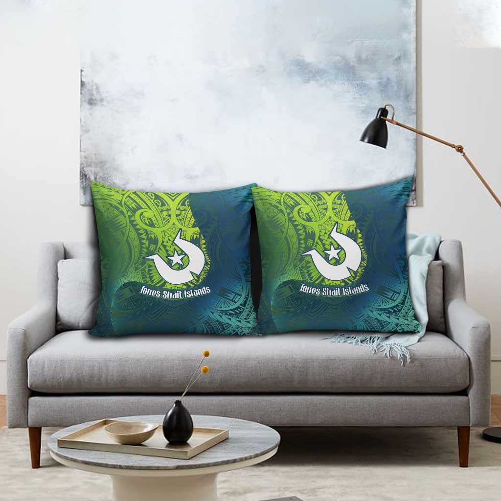 Torres Strait Islands Pillow Cover Vibrant Polynesian Tribal Pattern Art