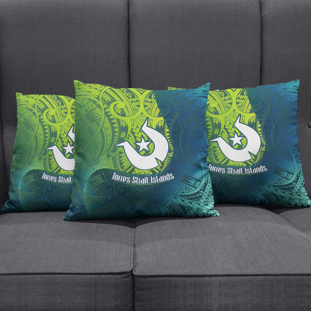 Torres Strait Islands Pillow Cover Vibrant Polynesian Tribal Pattern Art