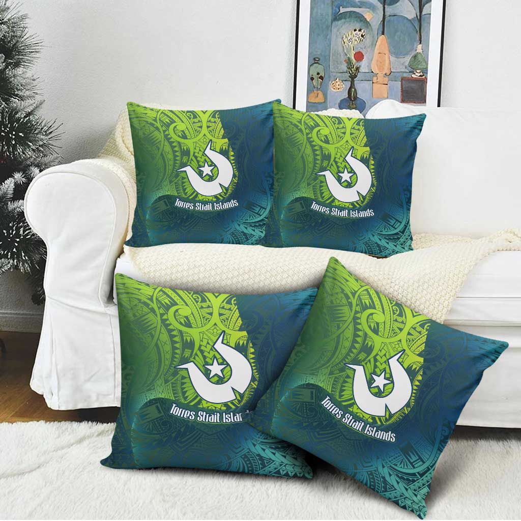 Torres Strait Islands Pillow Cover Vibrant Polynesian Tribal Pattern Art