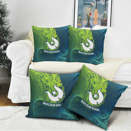 Torres Strait Islands Pillow Cover Vibrant Polynesian Tribal Pattern Art