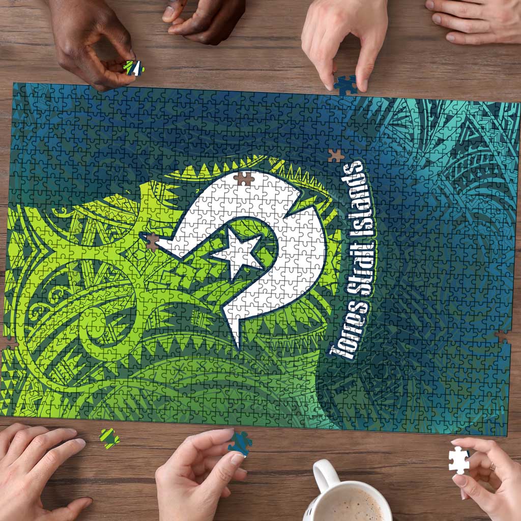 Torres Strait Islands Puzzle Vibrant Polynesian Tribal Pattern Art