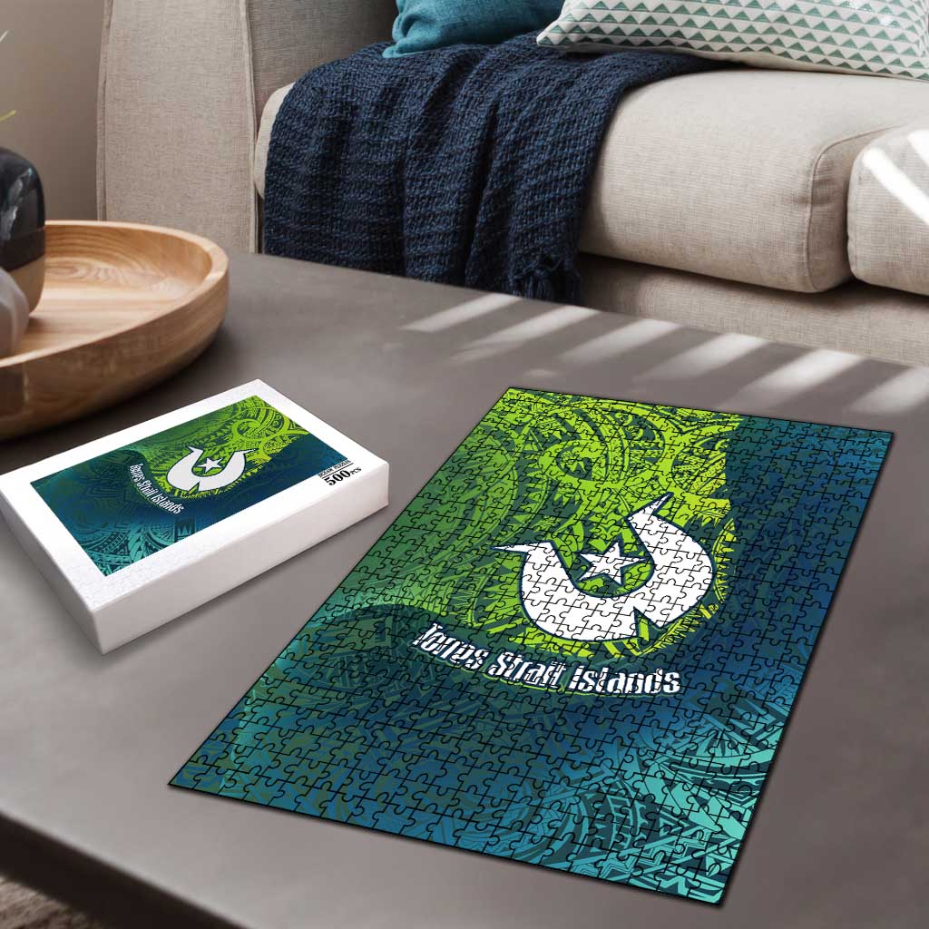 Torres Strait Islands Puzzle Vibrant Polynesian Tribal Pattern Art