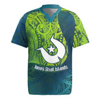 Torres Strait Islands Rugby Jersey Vibrant Polynesian Tribal Pattern Art