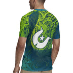 Torres Strait Islands Rugby Jersey Vibrant Polynesian Tribal Pattern Art