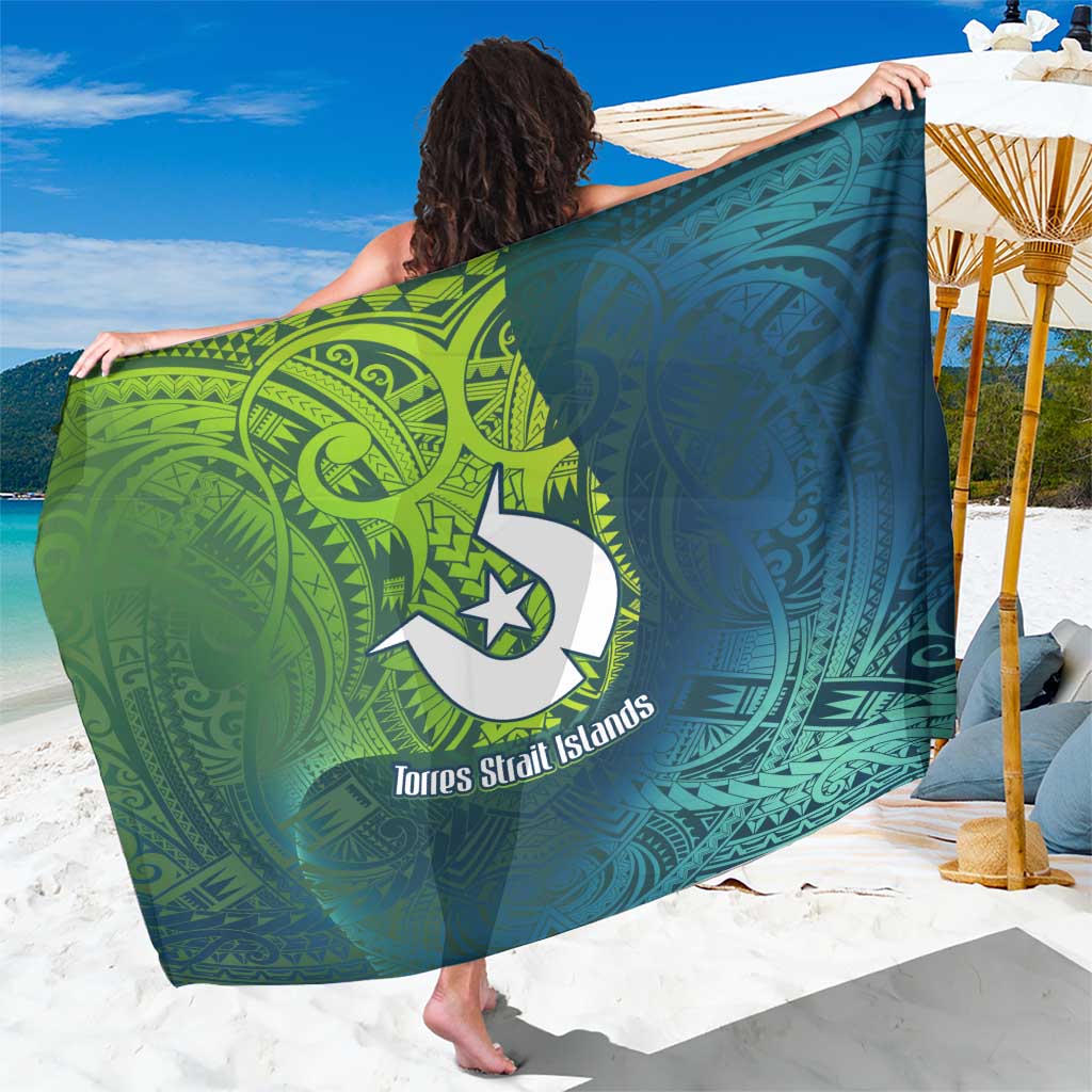 Torres Strait Islands Sarong Vibrant Polynesian Tribal Pattern Art