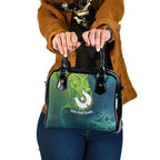 Torres Strait Islands Shoulder Handbag Vibrant Polynesian Tribal Pattern Art