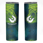 Torres Strait Islands Skinny Tumbler Vibrant Polynesian Tribal Pattern Art