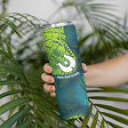 Torres Strait Islands Skinny Tumbler Vibrant Polynesian Tribal Pattern Art