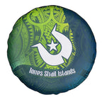 Torres Strait Islands Spare Tire Cover Vibrant Polynesian Tribal Pattern Art