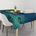 Torres Strait Islands Tablecloth Vibrant Polynesian Tribal Pattern Art