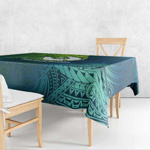 Torres Strait Islands Tablecloth Vibrant Polynesian Tribal Pattern Art
