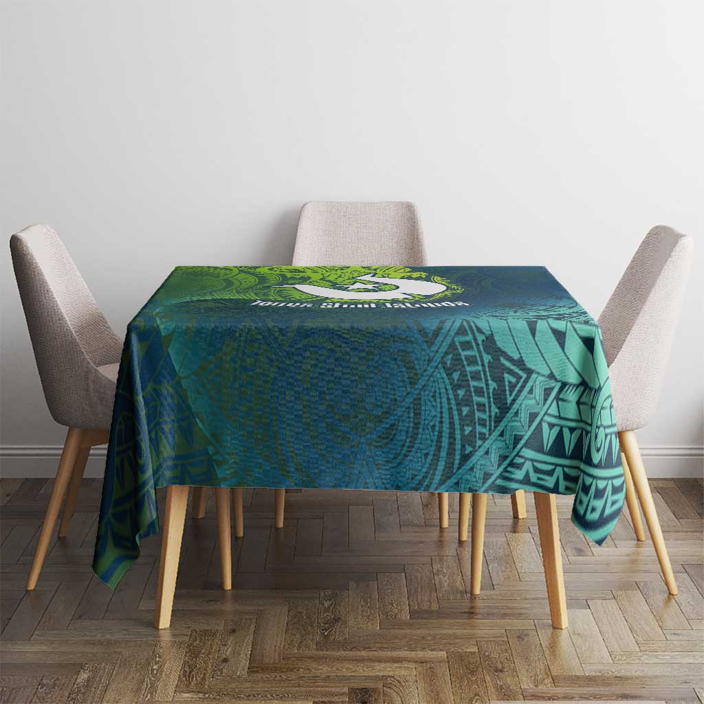 Torres Strait Islands Tablecloth Vibrant Polynesian Tribal Pattern Art