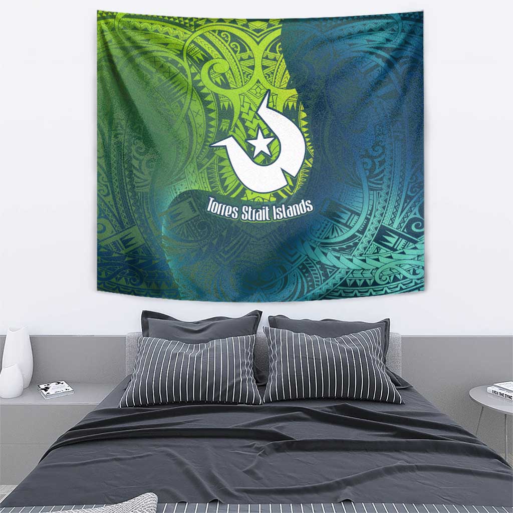 Torres Strait Islands Tapestry Vibrant Polynesian Tribal Pattern Art