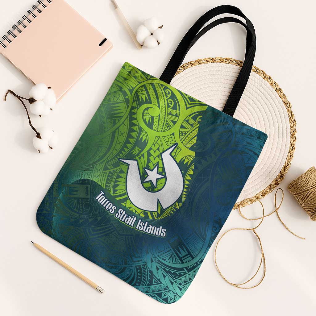 Torres Strait Islands Tote Bag Vibrant Polynesian Tribal Pattern Art