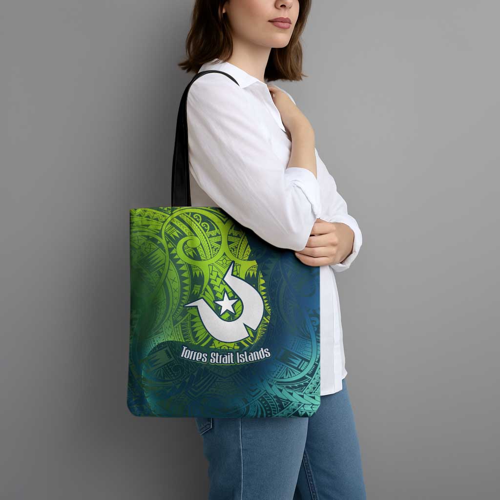 Torres Strait Islands Tote Bag Vibrant Polynesian Tribal Pattern Art