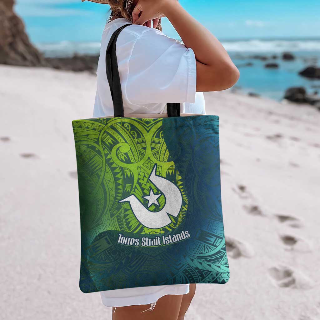 Torres Strait Islands Tote Bag Vibrant Polynesian Tribal Pattern Art