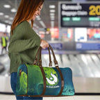 Torres Strait Islands Travel Bag Vibrant Polynesian Tribal Pattern Art
