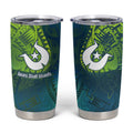 Torres Strait Islands Tumbler Cup Vibrant Polynesian Tribal Pattern Art