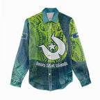 Torres Strait Islands Women Casual Shirt Vibrant Polynesian Tribal Pattern Art