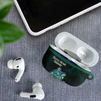Torres Strait Islands Sea Turtle and Dhari AirPods Case Oceanic Indigenous Dotwork Tribal Illustration