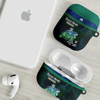 Torres Strait Islands Sea Turtle and Dhari AirPods Case Oceanic Indigenous Dotwork Tribal Illustration